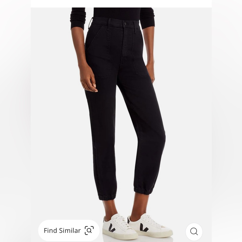 The Wrapper Patch Springy High Rise Jogger Ankle Jeans